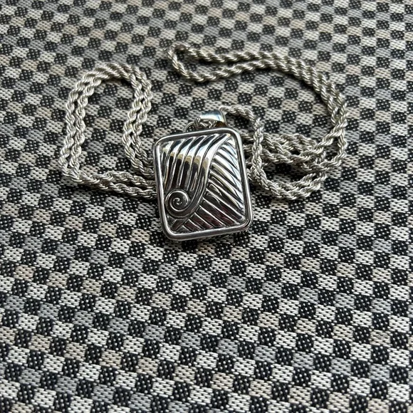 Silver Pendant Necklace - Picture 3 of 6